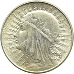 Polska, II RP, Głowa kobiety, 5 złotych 1934, Warszawa