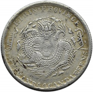 Chiny, KIRIN PROVIENCE, 20 centów 1901