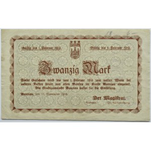 Bunzlau/Bolesławiec, 20 marek 1919 nr 011021