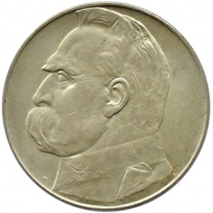 Polska, II RP, Józef Piłsudski, 10 złotych 1938, Warszawa