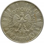 Polska, II RP, Józef Piłsudski, 10 złotych 1938, Warszawa