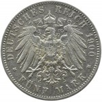 Niemcy, Saksonia, Albert, 5 marek 1900 E, Muldenhütten