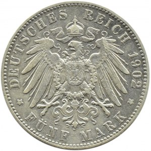 Niemcy, Hamburg, 5 marek 1902 J, Hamburg
