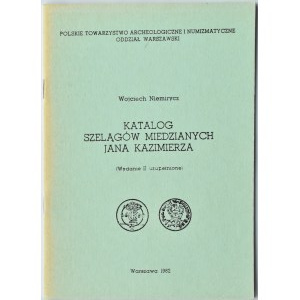 W. Niemirycz, Katalog szelągów miedzianych Jana Kazimierza, Warszawa 1982