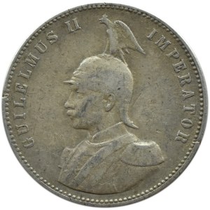 Niemcy, OstAfrica, Guilelmus (Wilhelm) II, 1 rupia 1905 J, Hamburg