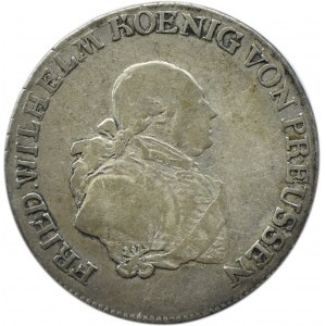 Niemcy, Prusy, Fryderyk Wilhelm, 1/3 talara 1789 E, Królewiec