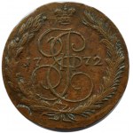 Rosja, Katarzyna II, 5 kopiejek 1772 E.M, Jekateringurg