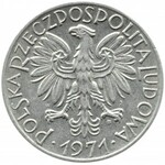 Polska, PRL, Rybak, 5 złotych 1971, Warszawa