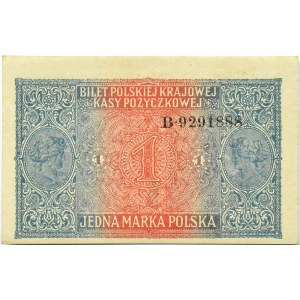 Polska, II RP, 1 marka 1916, Generał, seria B, UNC-