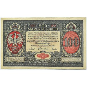 Polska, II RP, 100 marek 1916, Generał, seria A