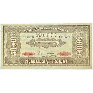 Polska, II RP, 50 000 marek 1922, seria I 9496778, Warszawa