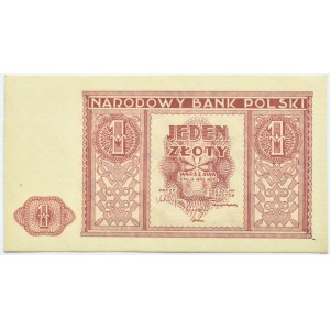 Polska, RP, 1 złotych 1946, bez oznaczenia serii, UNC