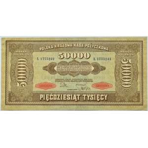 Polska, II RP, 50 000 marek 1922, seria L 1775241, Warszawa