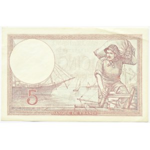 Francja, 5 franków 1933, seria 282 N, Paryż
