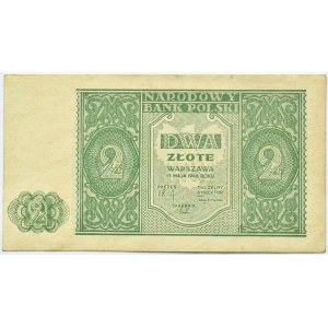 Polska, RP, 2 złote 1946, bez oznaczenia serii
