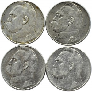 Polska, II RP, Józef Piłsudski, lot 10 złotych 1936, Warszawa