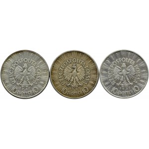 Polska, II RP, Józef Piłsudski, lot 10 złotych 1937, Warszawa