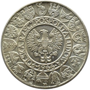 Polska, PRL, 100 złotych 1966, Mieszko i Dąbrówka, UNC