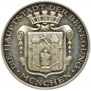 Niemcy, Monachium medal Fundacji Służby i Pracowników zał. A.G. Maschera, srebro