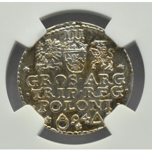 Zygmunt III Waza, trojak 1594, Malbork, NGC MS63