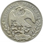 Meksyk, 8 reali 1868 Mo PH, miasto Meksyk, RZADKA