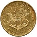 USA, 20 dolarów 1851, Filadelfia, stary rzadki rocznik