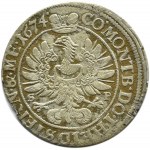 Śląsk, Sylwiusz Fryderyk, 6 krajcarów 1674 SP, Oleśnica