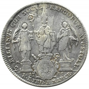 Niemcy, Biskupstwo Würzburg i Bamberg, Franciszek von Erhtal, talar 1785,