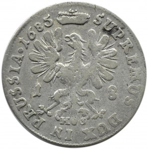 Niemcy, Prusy, Fryderyk III, ort 1685 HS, Królewiec