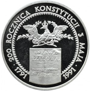 Polska, III RP, 200 000 złotych 1991, Konstytucja, UNC