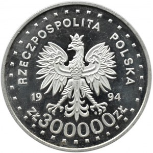 Polska, III RP, lot 300 000 złotych 1994, Powstanie Warszawskie, Warszawa