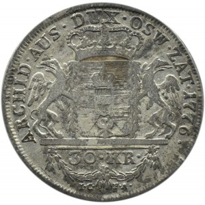 Zabór Austriacki, Ks. Oświęcimsko-Zatorskie, 30 krajcarów (dwuzłotówka) 1776, Wiedeń