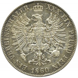 Niemcy, Prusy, Wilhelm I, talar 1860 A, Berlin