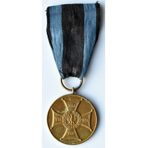 Polska, PRL, medal Zasłużony na Polu Chwały, wersja brązowa