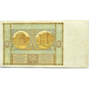 Polska, II RP, 50 złotych 1929, seria EB, Warszawa