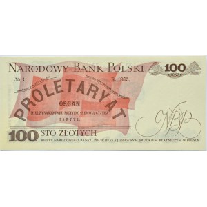 Polska, PRL, 100 złotych 1979, seria HF, Warszawa, UNC