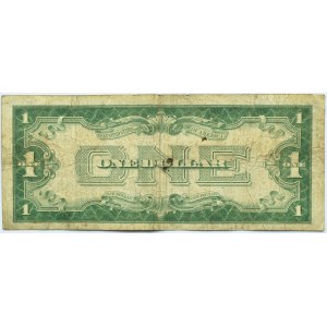 USA, 1 dolar 1928 A, seria P, niebieska pieczęć, rzadkie