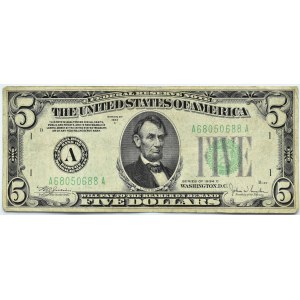 USA, 5 dolarów 1934 C, seria A - Boston