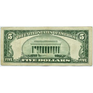 USA, 5 dolarów 1934 C, seria A - Boston