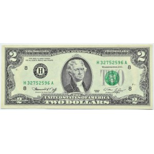 USA, 2 dolary 1976, seria H, UNC
