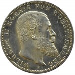 Niemcy, Wirtembergia, Wilhelm II, 3 marki 1912 F, Stuttgart