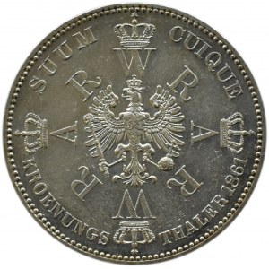 Niemcy, Prusy, Wilhelm i Augusta, Talar koronacyjny 1861 A, Berlin
