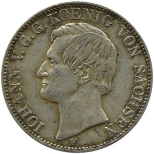 Niemcy, Saksonia, Johann I, talar 1859 F, Stuttgart