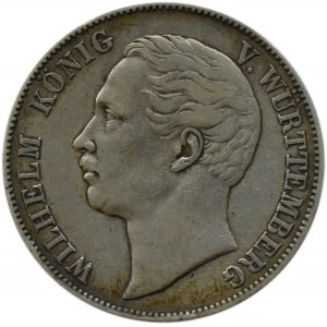 Niemcy, Wirtembergia, Wilhelm, talar 1863, Stuttgart