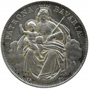 Niemcy, Bawaria, Ludwik II, talar 1871, Monachium