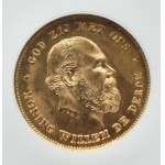 Holandia, Willem III, 10 guldenów 1875, Utrecht