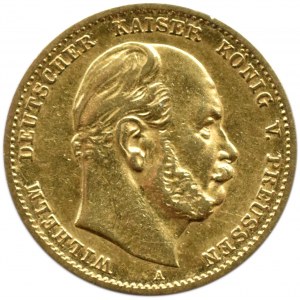 Niemcy, Prusy, Wilhelm I, 10 marek 1873 A, Berlin, bardzo ładne