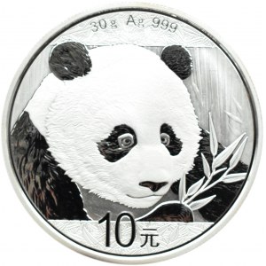 Chiny, Panda, lot 10 yuan 2018, Shenyang, UNC