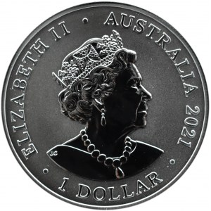 Australia, 1 dolar 2001 Żarłacz Biały, Canberra, UNC
