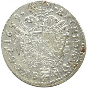 Austria, Leopold I, 15 krajcarów 1659, Wiedeń